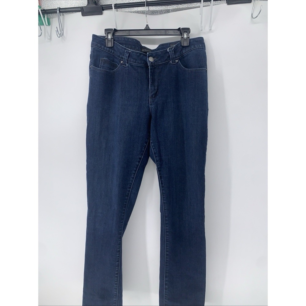 Lee Platinum Label Perfect Fit Skinny Dark Blue Denim Size 14 Pocket Accents